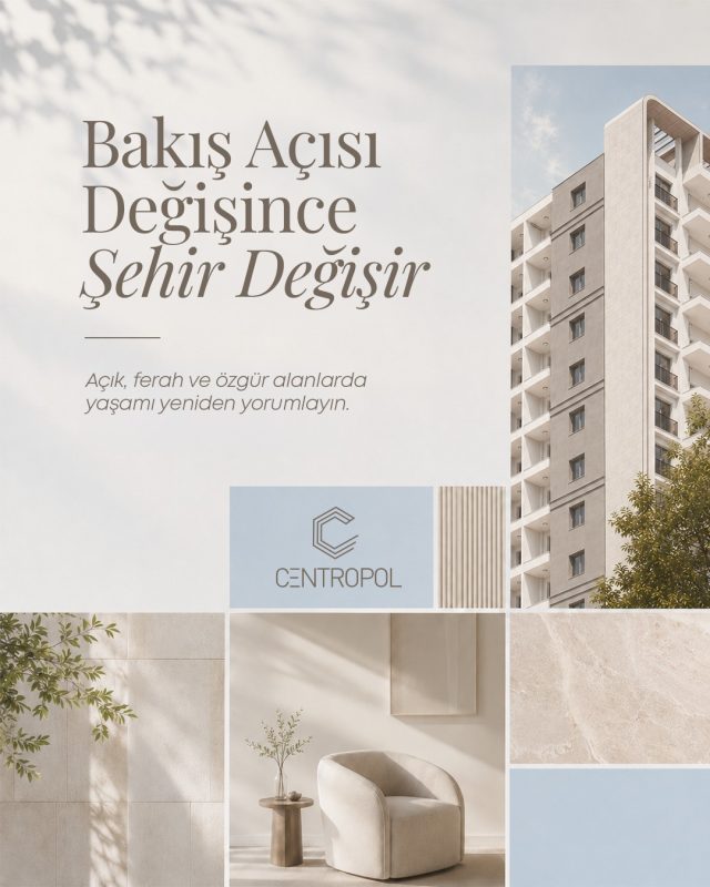 Centropol Instagram paylaşımı: Daha açık, daha ferah, daha özgür bir yaşam.